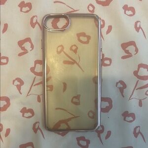 heyday Apple iPhone 6/7/8/SE Case Rose Gold Bumper/Clear